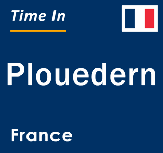 Current local time in Plouedern, France