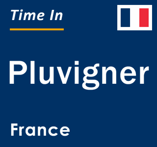 Current local time in Pluvigner, France