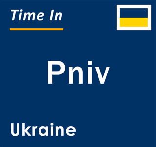 Current local time in Pniv, Ukraine