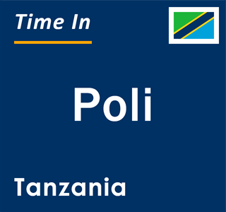 Current local time in Poli, Tanzania