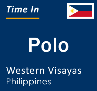 Current local time in Polo, Western Visayas, Philippines