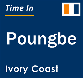 Current local time in Poungbe, Ivory Coast