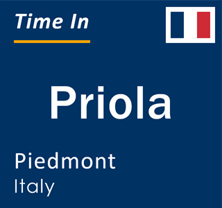 Current local time in Priola, Piedmont, Italy