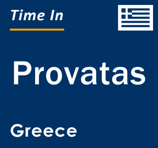Current local time in Provatas, Greece
