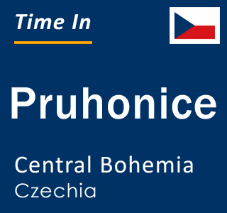 Current local time in Pruhonice, Central Bohemia, Czechia