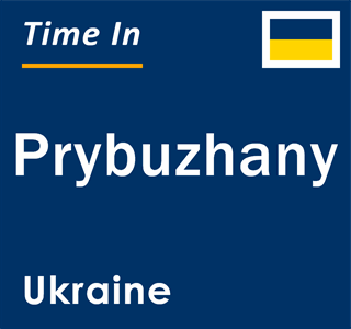 Current local time in Prybuzhany, Ukraine