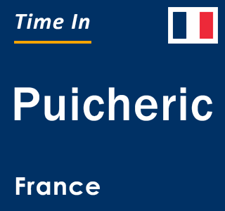 Current local time in Puicheric, France