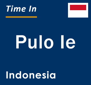Current local time in Pulo Ie, Indonesia