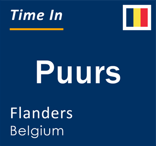 Current local time in Puurs, Flanders, Belgium