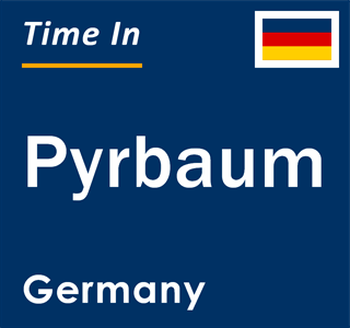 Current local time in Pyrbaum, Germany