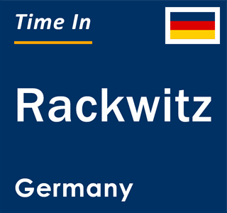 Current local time in Rackwitz, Germany