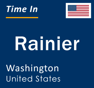 Current local time in Rainier, Washington, United States