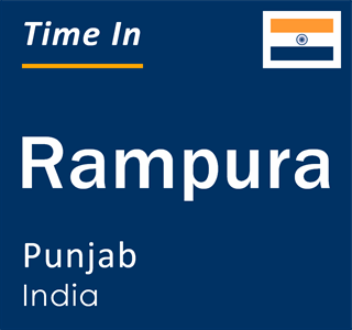 Current local time in Rampura, Punjab, India