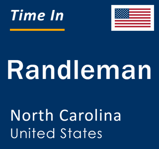 Current local time in Randleman, North Carolina, United States