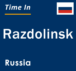 Current local time in Razdolinsk, Russia