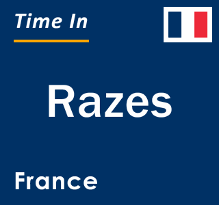 Current local time in Razes, France