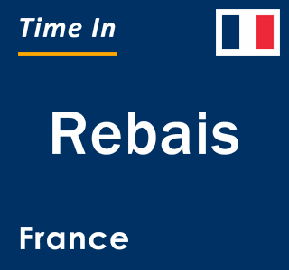 Current local time in Rebais, France