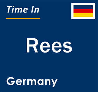 Current local time in Rees, Germany