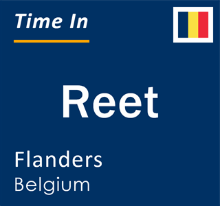 Current local time in Reet, Flanders, Belgium