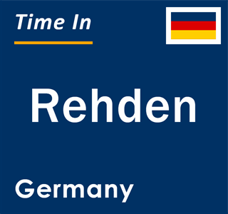 Current local time in Rehden, Germany
