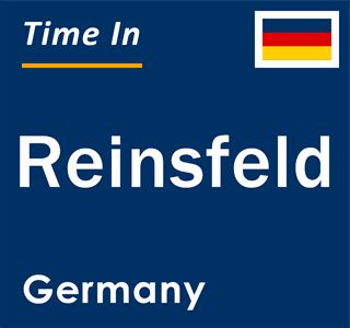 Current local time in Reinsfeld, Germany