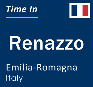 Current local time in Renazzo, Emilia-Romagna, Italy