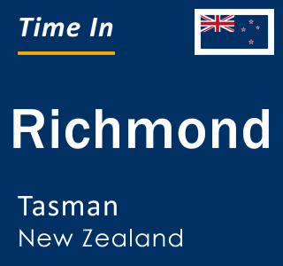 Current local time in Richmond, Tasman, New Zealand