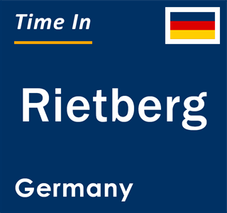 Current local time in Rietberg, Germany