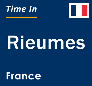 Current local time in Rieumes, France