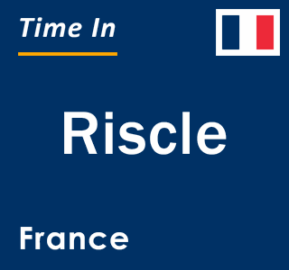 Current local time in Riscle, France
