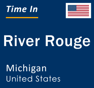 Current local time in River Rouge, Michigan, United States