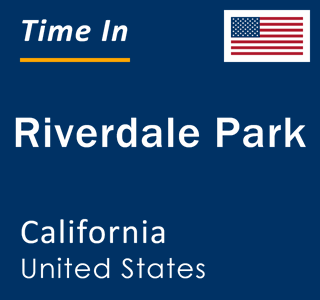 Current local time in Riverdale Park, California, United States