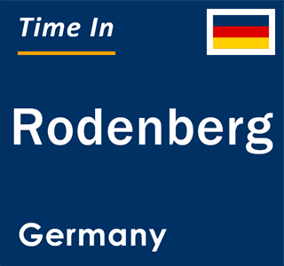 Current local time in Rodenberg, Germany