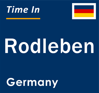 Current local time in Rodleben, Germany