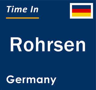 Current local time in Rohrsen, Germany