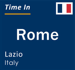 Current Local Time in Rome, Lazio, Italy