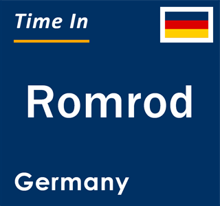 Current local time in Romrod, Germany