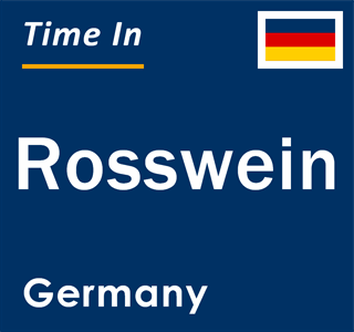 Current local time in Rosswein, Germany