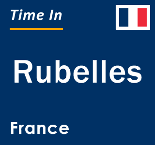 Current local time in Rubelles, France