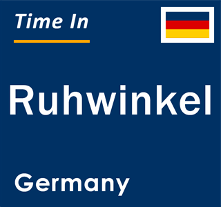 Current local time in Ruhwinkel, Germany