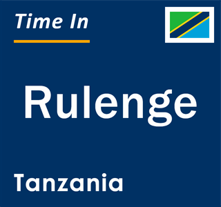 Current local time in Rulenge, Tanzania