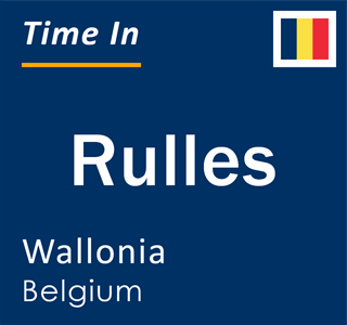 Current local time in Rulles, Wallonia, Belgium