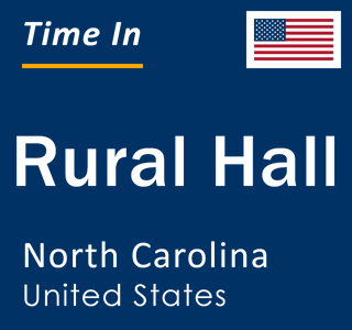 Current local time in Rural Hall, North Carolina, United States