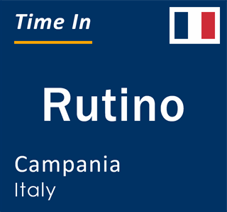 Current local time in Rutino, Campania, Italy