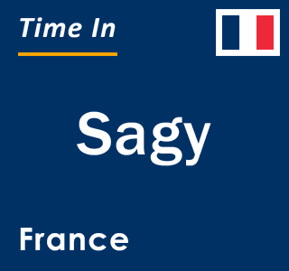 Current local time in Sagy, France