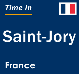 Current local time in Saint-Jory, France