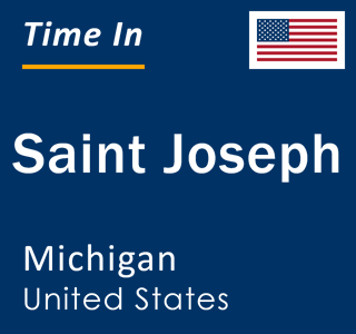 Current local time in Saint Joseph, Michigan, United States