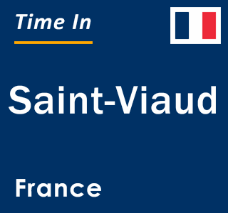 Current local time in Saint-Viaud, France