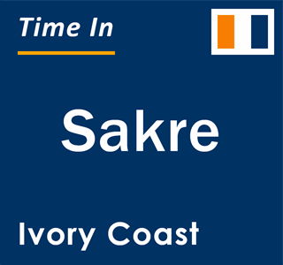 Current local time in Sakre, Ivory Coast