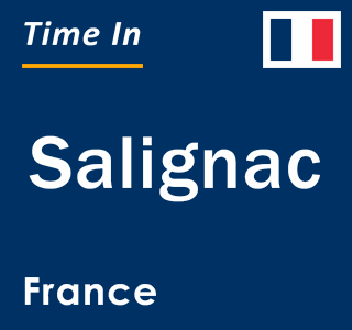 Current local time in Salignac, France